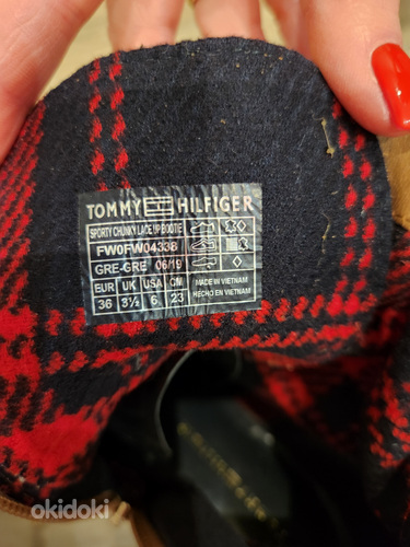 Замшевые ботинки Tommy Hilfiger (фото #6)