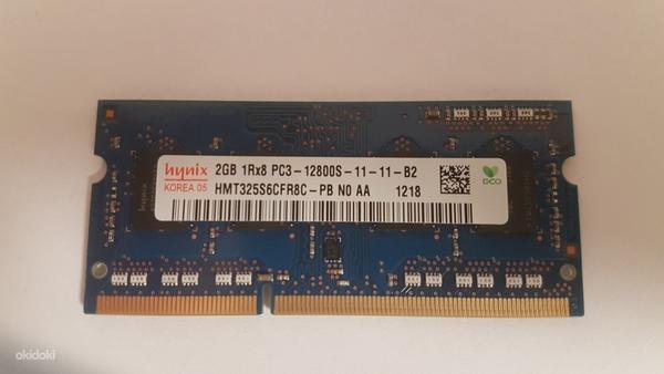 Sülearvuti mälu Hynix DDR3 SO-DIMM PC3-12800 2GB 1600mhz (foto #1)
