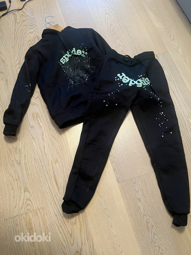 Sp5der set hoodie and pants