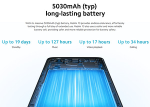 Xiaomi Redmi 13 nutitelefon 108MP kaamera ja 6,79" ekraan (6 foto / 10)