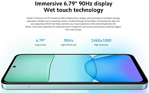 Xiaomi Redmi 13 nutitelefon 108MP kaamera ja 6,79" ekraan (10 foto / 10)