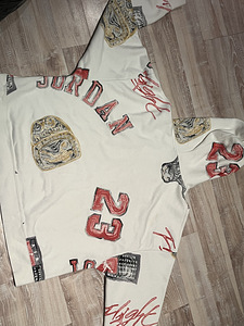 Худи, Jordan Hoodie Custom (Hand Painted) (4 фото из 5)