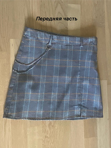 Ruuduline kooliseelik + kett | 140cm (1 foto / 5)