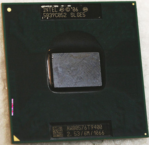 Процессор Intel T9400 Laptop CPU SLGE5 ( сокет P) (1 фото из 2)