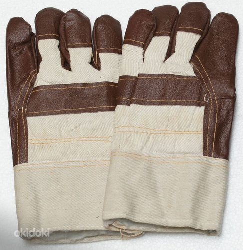 7 пар зимних рабочих перчаток размера 10,5. (фото #3)