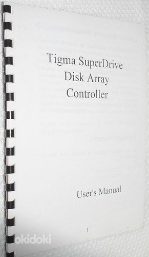 Tigma SuperDrive'i manuaal (foto #1)