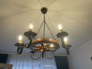 Puidust lühter / laelamp (1 foto / 1)