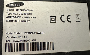 TV Samsung (3 foto / 3)