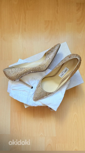 Jimmy Choo crystal heels