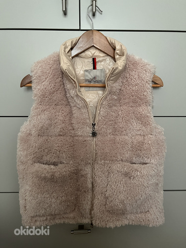 Moncler плюшевый жилет
