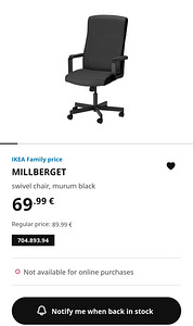 Chair Ikea millberget (2 foto / 3)