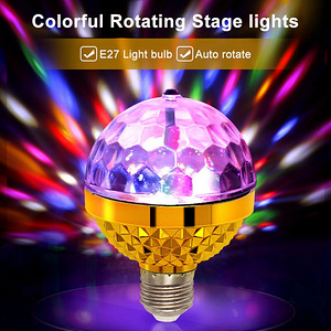 LED pöörlev diskopall,lamp,lambi lüliti,üleminek E27,GU10,G4 (3 foto / 10)