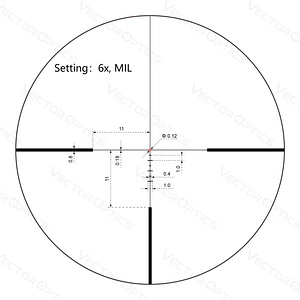 Vector Optics Continental 1-6x24i Fiber (10 foto / 10)