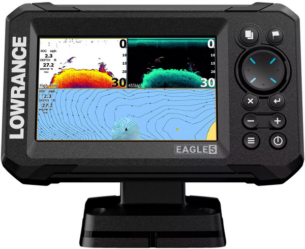 LOWRANCE Eagle 5 SplitShot ROW kajalood