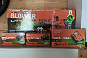 Redback akutrimmer ja akulehepuhur 40V (3 foto / 8)