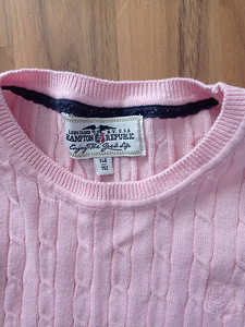 Roosa pullover tüdrukule 148-152 (2 foto / 2)