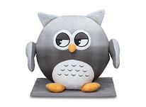 Emotion Owl Dull Pehme mänguasi + pleed (130 x 180 cm)