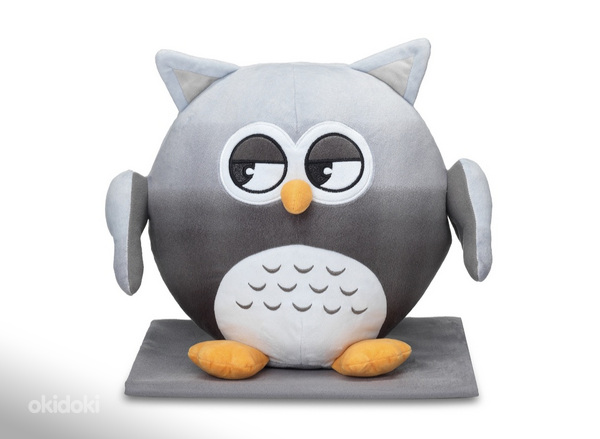 Emotion Owl Dull Pehme mänguasi + pleed (130 х 180 cm) (фото #1)