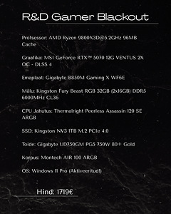 R&D Gamer Blackout (2 фото из 2)
