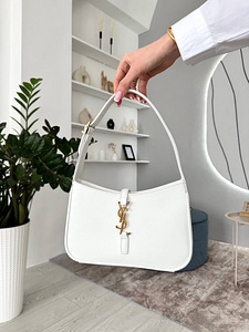 Yves Saint Laurent Hobo Le 5 À 7 valge/kuldne koopia kott (4 foto / 10)