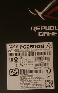 Asus ROG Swift PG259QN 360hz 1080p IPS 24.5'' (5 фото из 6)