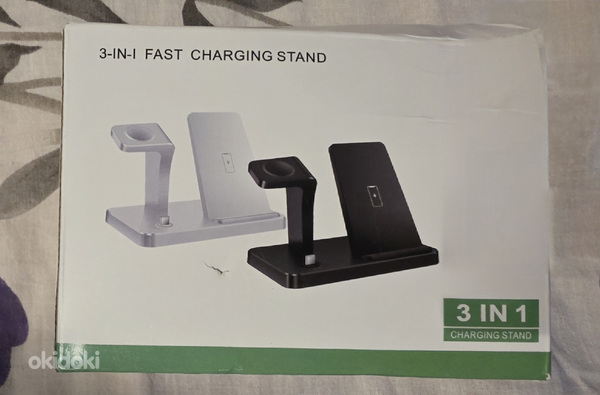 3in1 Fast Wireless Charger Station Dock For Samsung,Apple