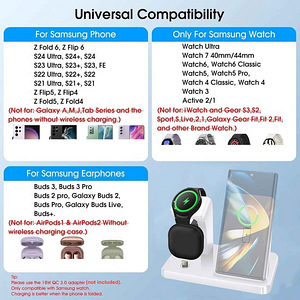 3in1 Fast Wireless Charger Station Dock For Samsung,Apple (7 foto / 10)