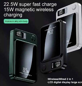 MagSafe 10000mAh Magnetic PowerBank 22.5W Fast Charge 2in1 (1 foto / 10)