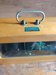 Antiikne barograaf, "Gidromet Instruments" tehasest, Riia. V (6 foto / 8)