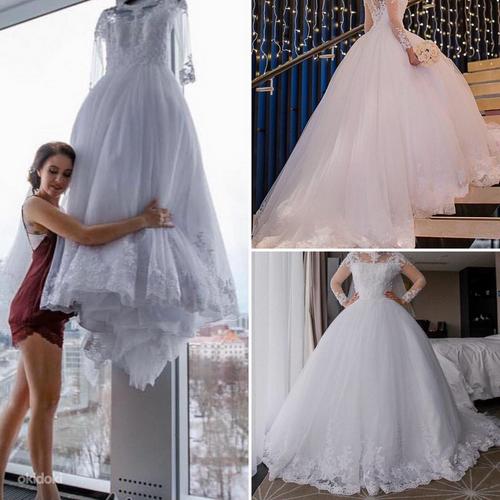 Дизайнерское свадебное платье S/XS (фото #1)