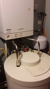 Gazoviy katel Viessman s boilerom plus automatika (1 foto / 2)