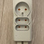 Электрическая розетка + розетка для интернет-кабеля DSL с защитой от кросс-контрактов (фото #1)