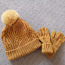 Zara куртка р. 134, шапка и перчатки (фото #3)