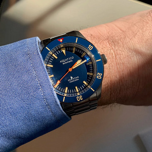 Aquatico Sea Star V2 Blue Ceramic Bezel sukeldumiskell (5 foto / 10)
