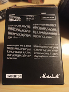 Müüa kaasaskantav Marshall Embertoni kõlar (5 foto / 10)