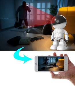 Nutikas mootoriga roboti IP kaamera, 1080p, WiFi, P2P, PTZ (2 foto / 9)
