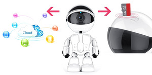Nutikas mootoriga roboti IP kaamera, 1080p, WiFi, P2P, PTZ (8 foto / 9)