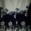 Uus ilus valge siniste lilledega kleit S/M (foto #3)