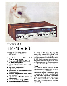 Tandberg TR-1000 vintage Hi-Fi ressiiver (6 foto / 6)