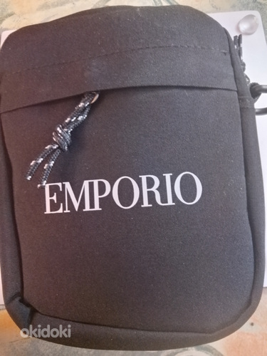 Emporio musta kangas laukku