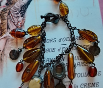 TIIKERIN SILMÄ JALOKIVI KAULAKORU JA RANNEKORU