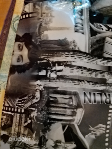 Vintage meikki laukku musta muovia