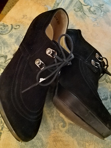 Pieter Kaiser mustat nahka korko kengät (1 valokuva sivusta 8)