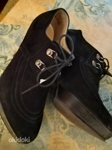 Pieter Kaiser mustat nahka korko kengät