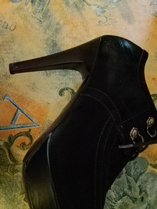 Pieter Kaiser mustat nahka korko kengät (5 valokuva sivusta 8)