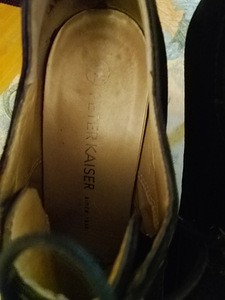 Pieter Kaiser mustat nahka korko kengät (8 valokuva sivusta 8)