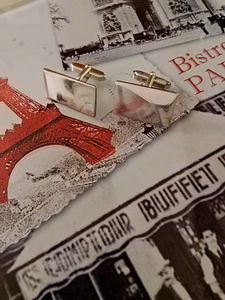 Miesten tyylikkäät juhla kalvosinnapit Lainemainen malli (4 valokuva sivusta 4)