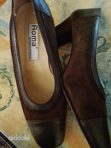 Roma international tumma ruskeat nahka avokkaat