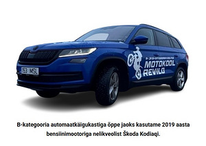B - kategooria õpe Tartus manuaal/automaat (2 foto / 2)