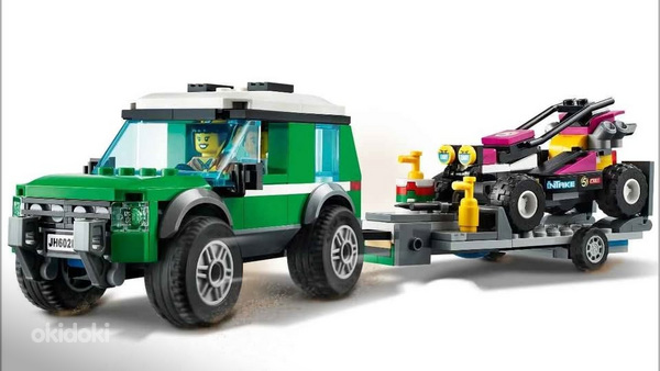 60288 LEGO City Гоночный багги транспортировочный грузовик
